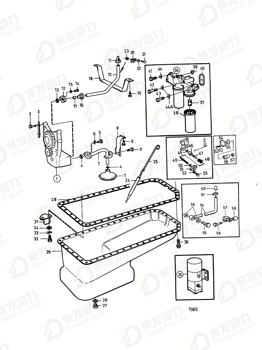 VOLVO Gasket 424603 Drawing